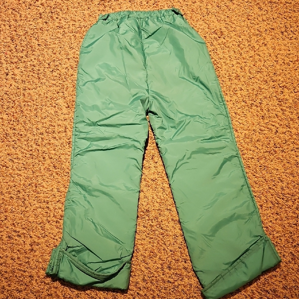 White Stag Kids' Green Snow Pants 14 Winter Vintage 80s
